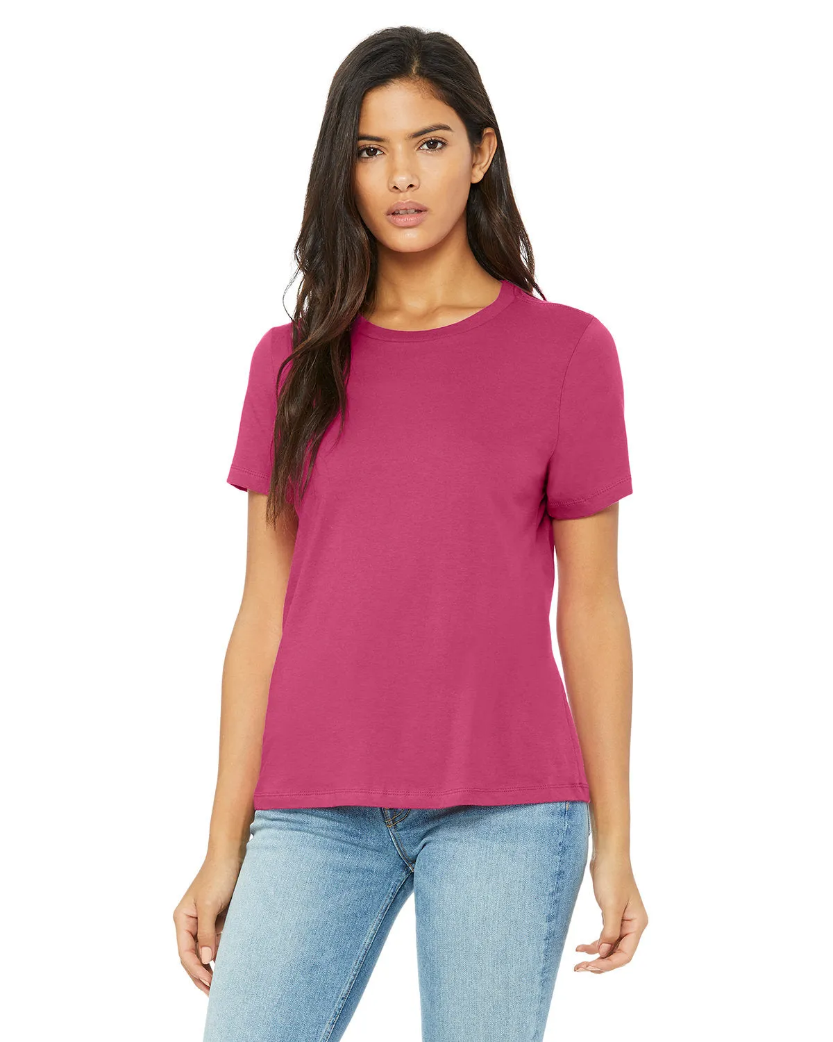 Bella   Canvas B6400 T-shirt décontracté en jersey à manches courtes pour femmes