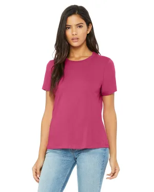 Bella   Canvas B6400 T-shirt décontracté en jersey à manches courtes pour femmes