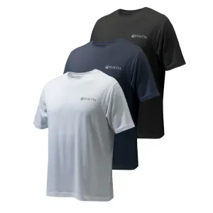 Beretta Pack de 3 T-shirts d'entreprise Bleu Éclipse totale / Noir / Blanc