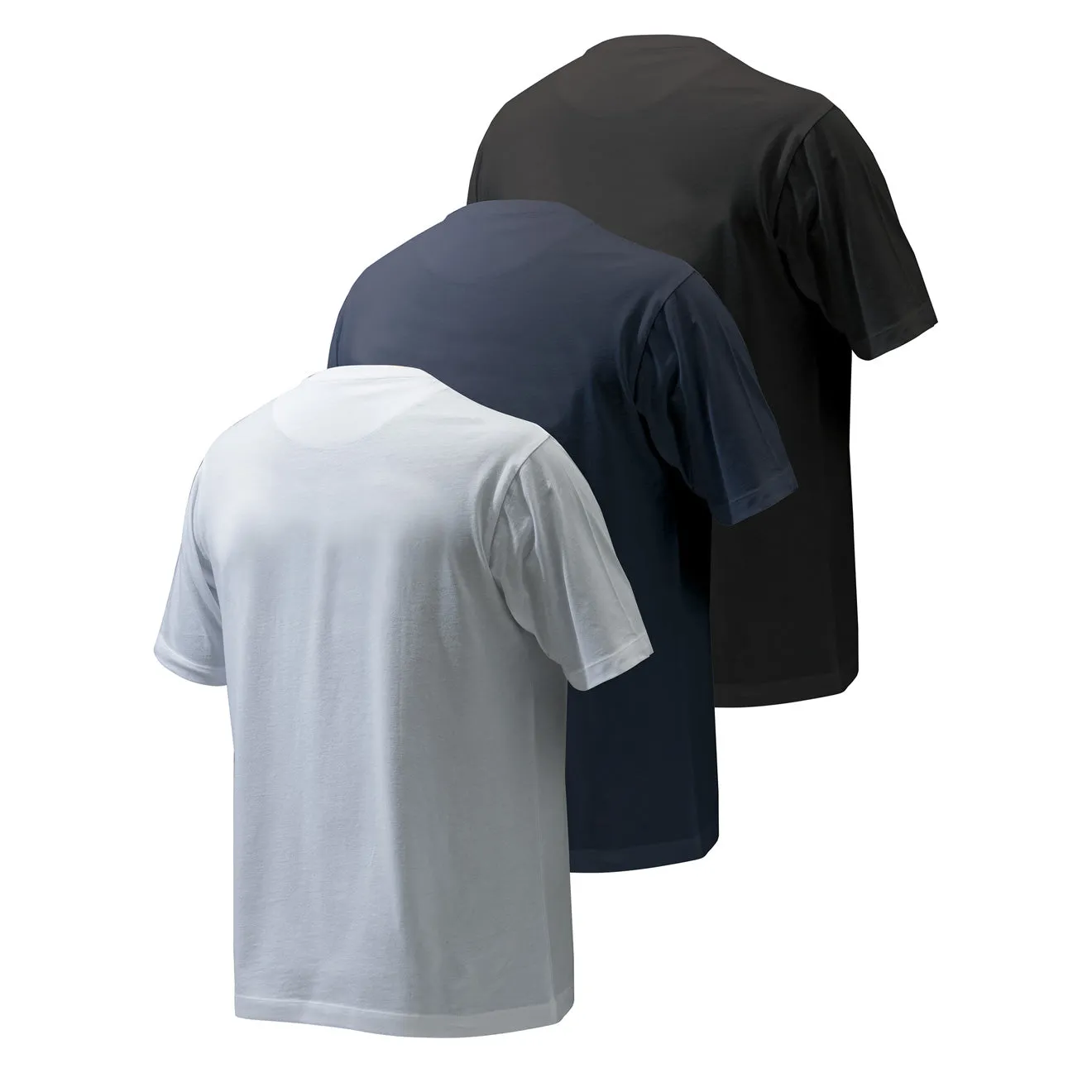 Beretta Pack de 3 T-shirts d'entreprise Bleu Éclipse totale / Noir / Blanc