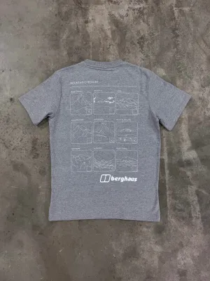 T-shirt Berghaus Mountain Checklist - Gris
