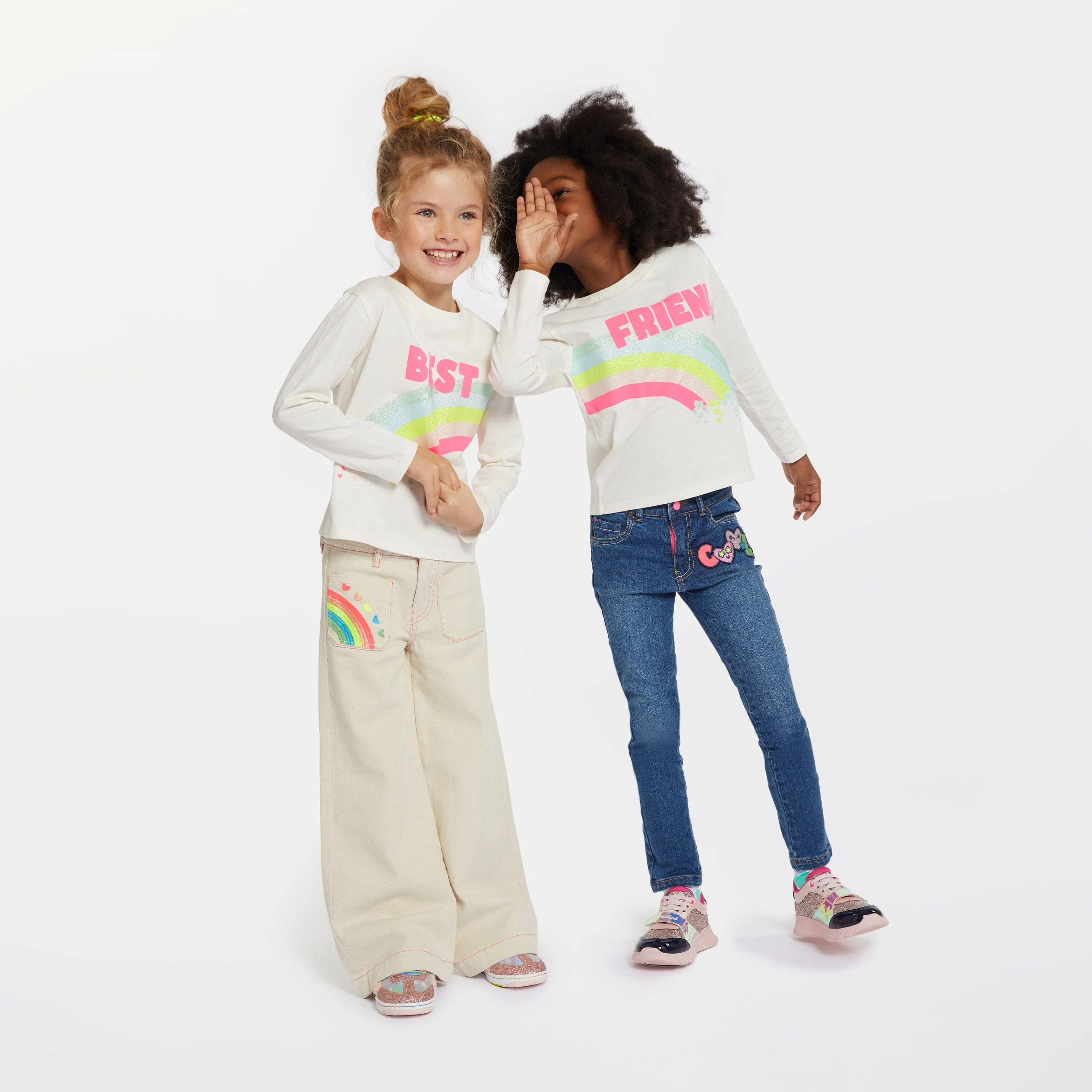 Ensemble de T-shirts Billieblush pour Filles (2 pièces) en Ivoire