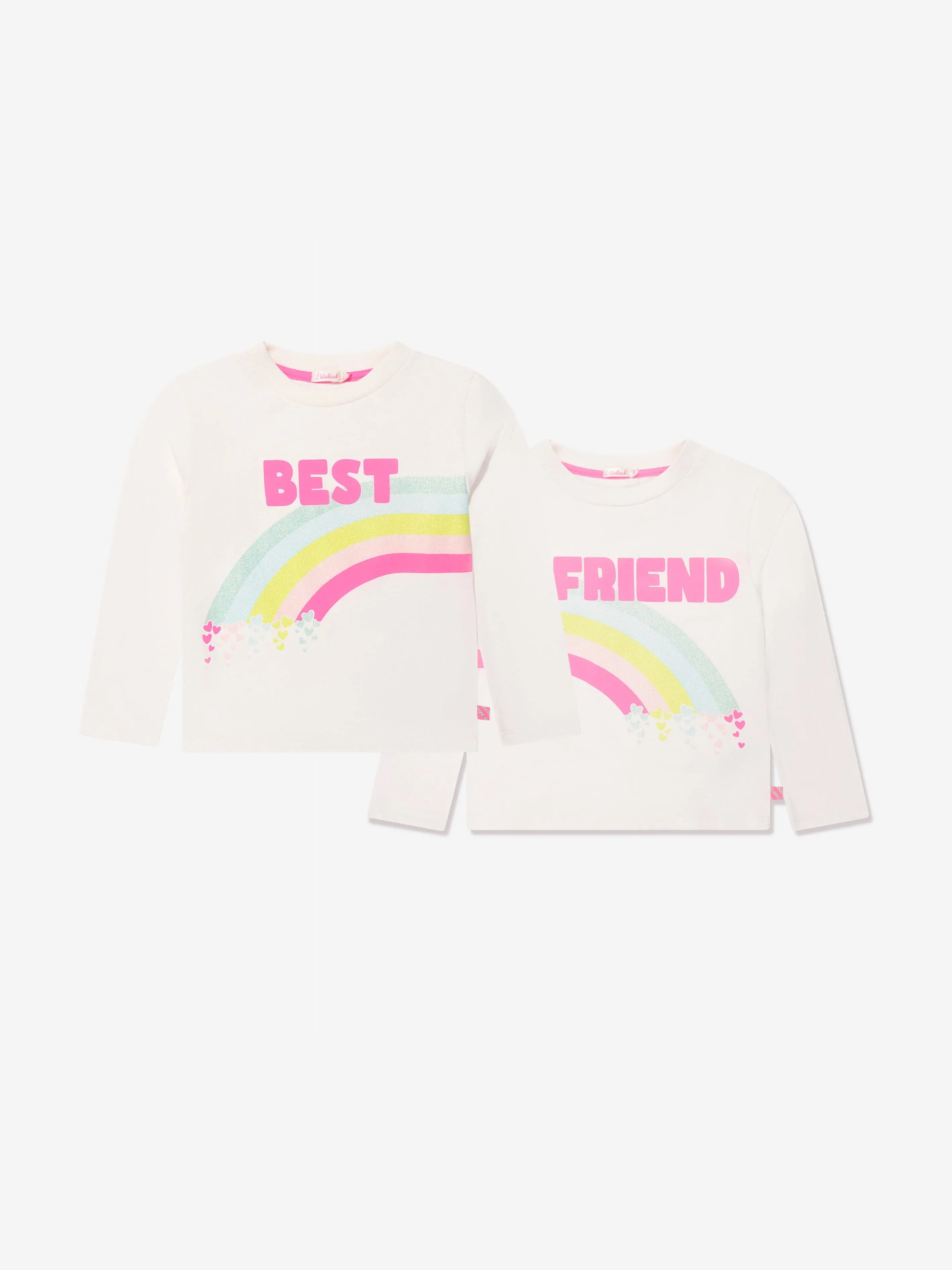 Ensemble de T-shirts Billieblush pour Filles (2 pièces) en Ivoire