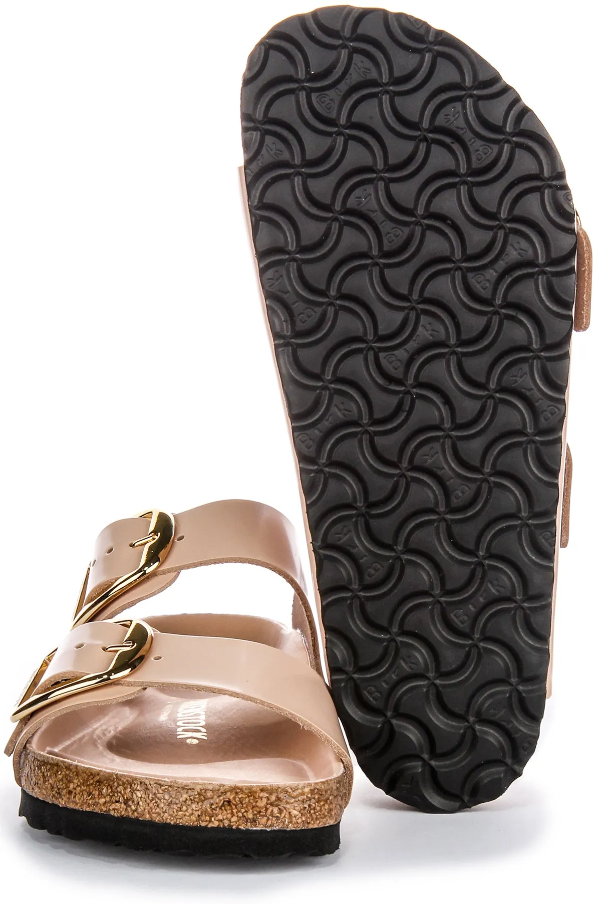 Birkenstock Arizona à grande boucle en beige | Chaussures à ajustement régulier Birkenstock