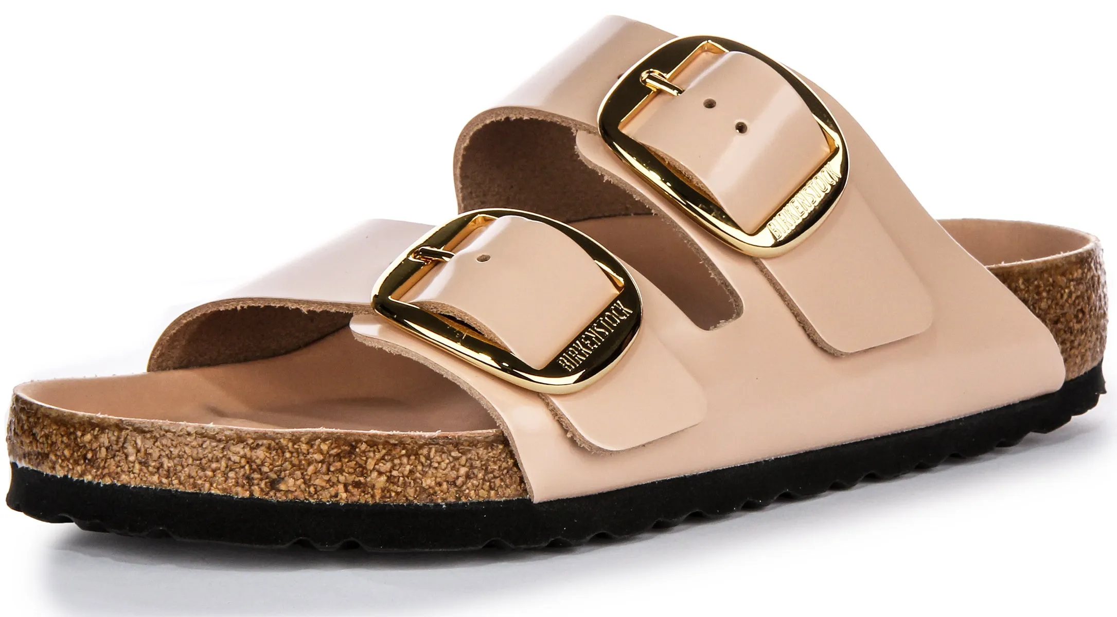 Birkenstock Arizona à grande boucle en beige | Chaussures à ajustement régulier Birkenstock