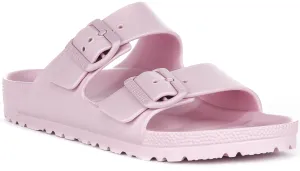 Birkenstock Arizona Eva en rose | Chaussures à coupe étroite Birkenstock