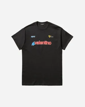 T-shirt Hommage Bleu Mode 'Valentino 46' Noir