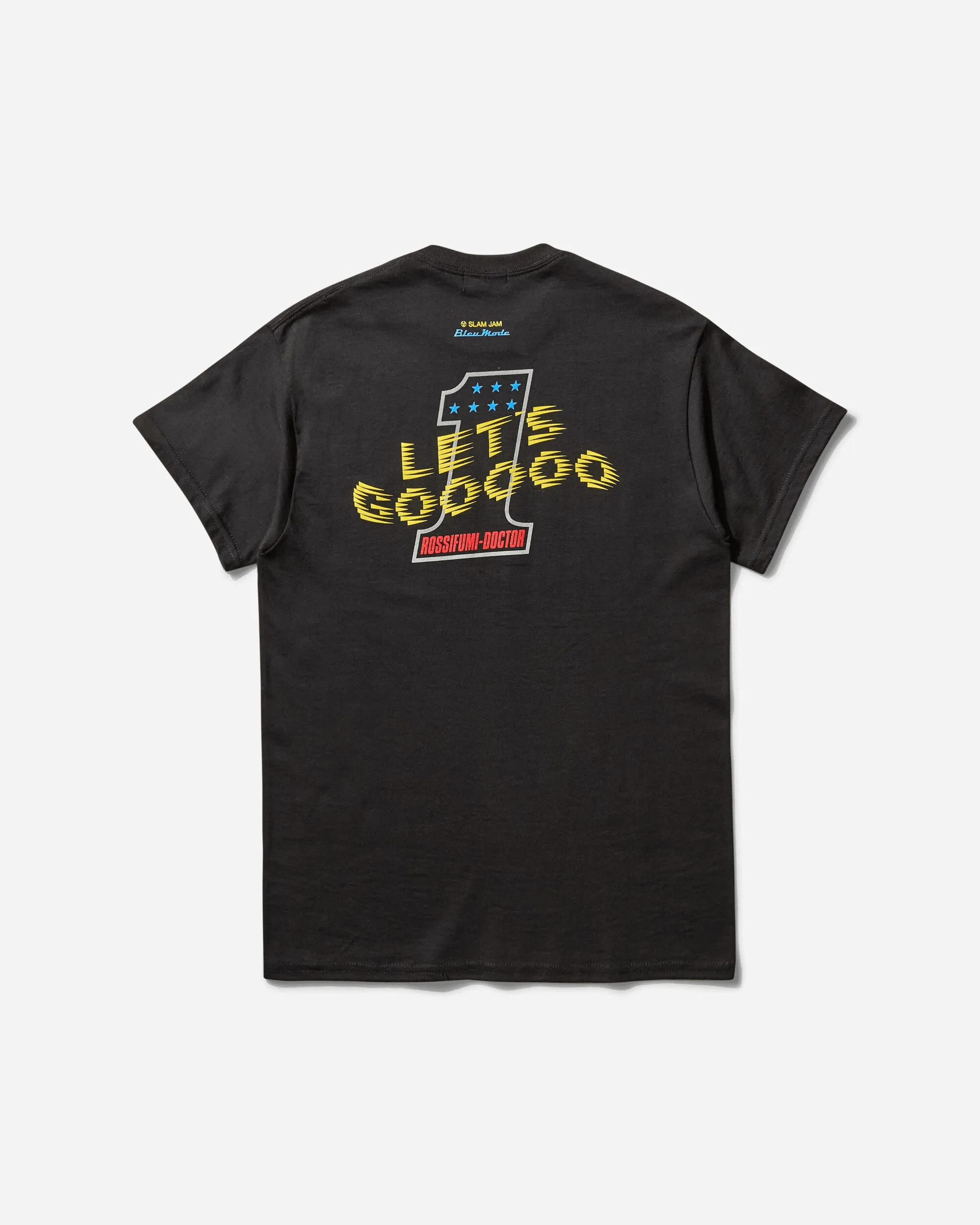 T-shirt Hommage Bleu Mode 'Valentino 46' Noir