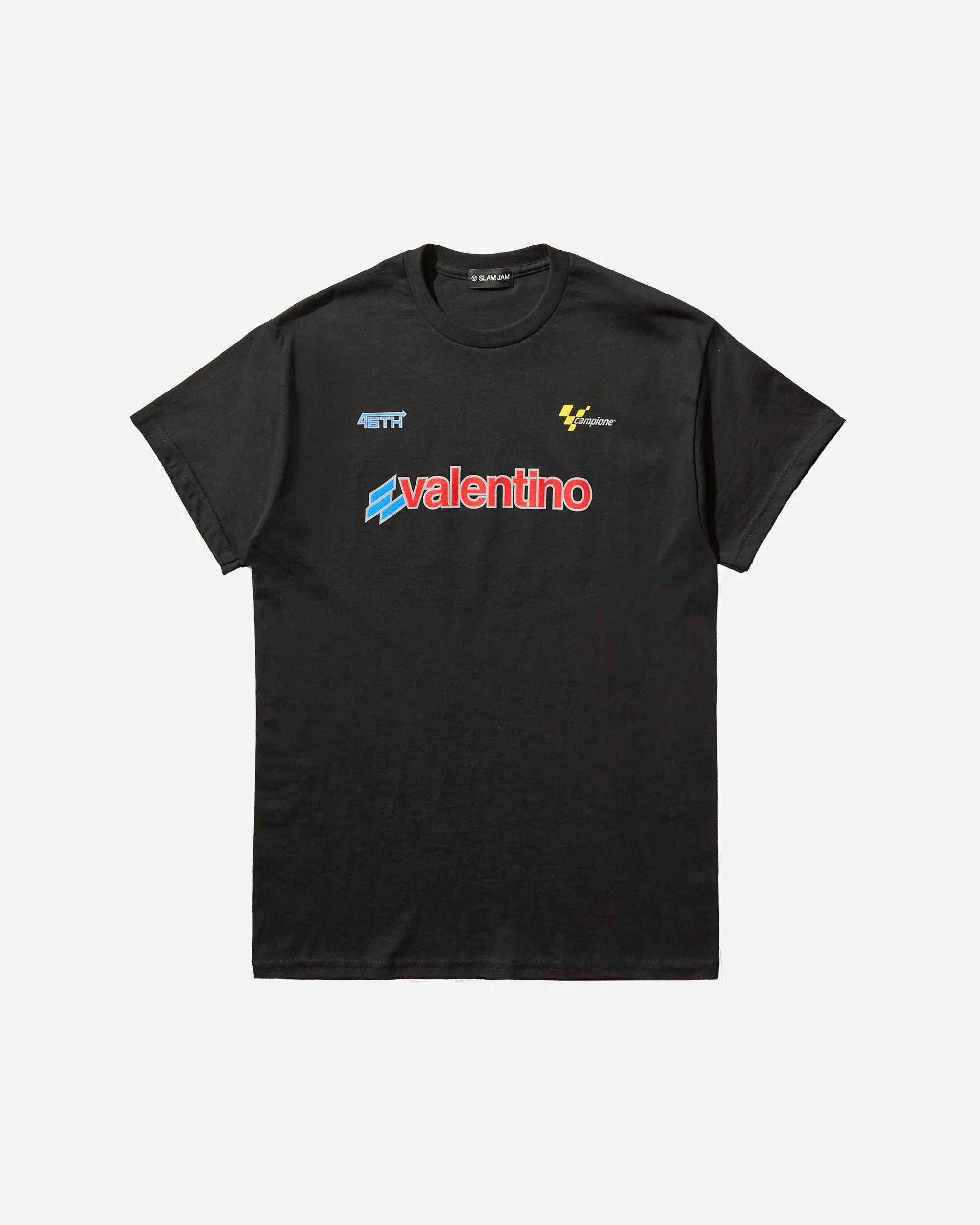 T-shirt Hommage Bleu Mode 'Valentino 46' Noir