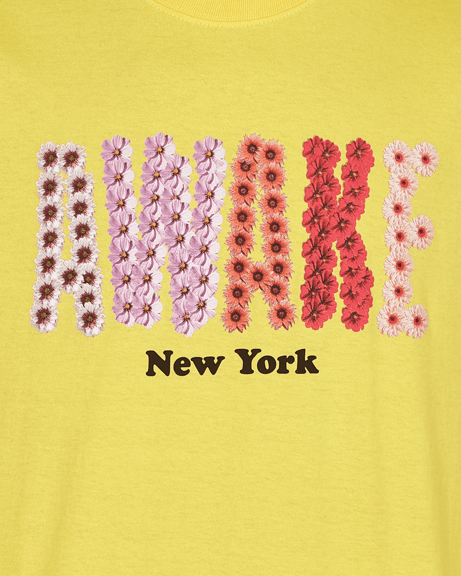 T-shirt manches longues Bloom Logo Jaune