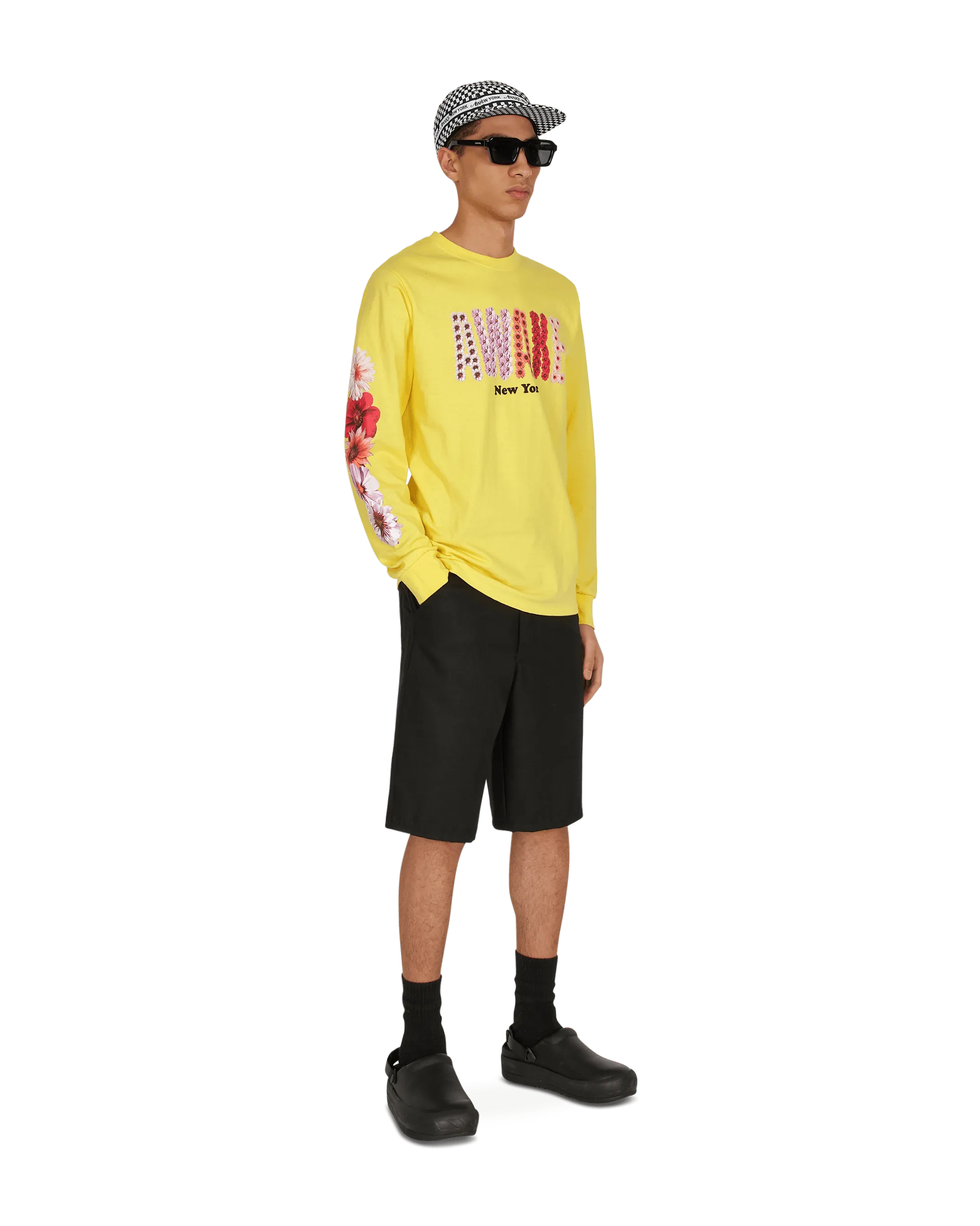 T-shirt manches longues Bloom Logo Jaune