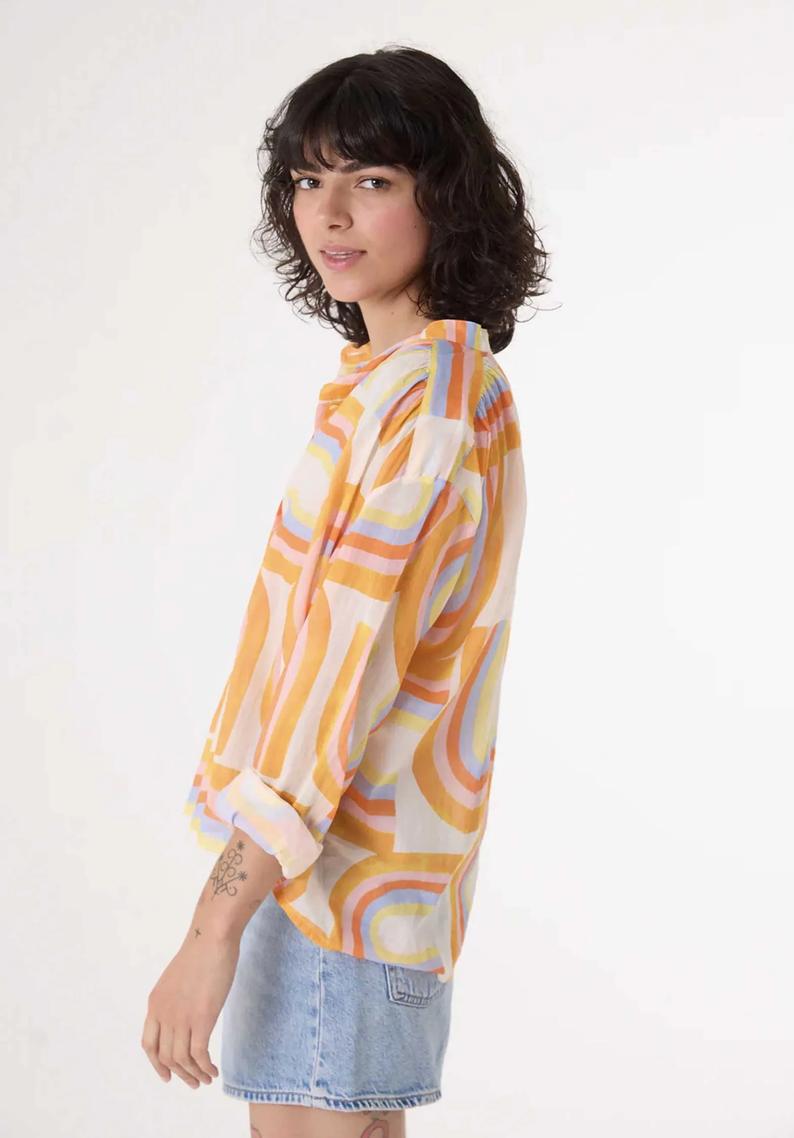 Blouse Ella Ella Arc-en-ciel Multicolore