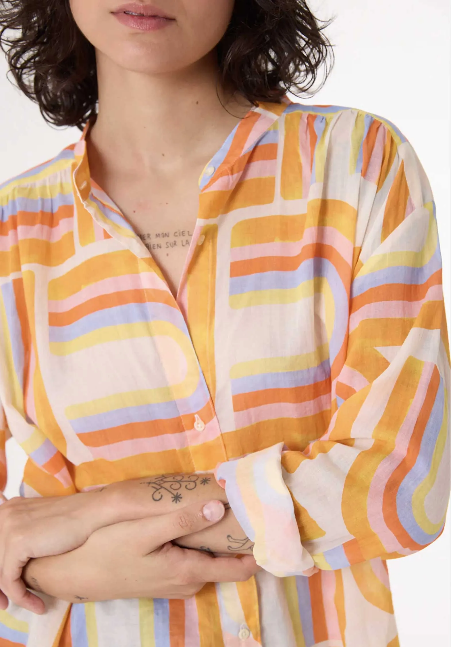 Blouse Ella Ella Arc-en-ciel Multicolore