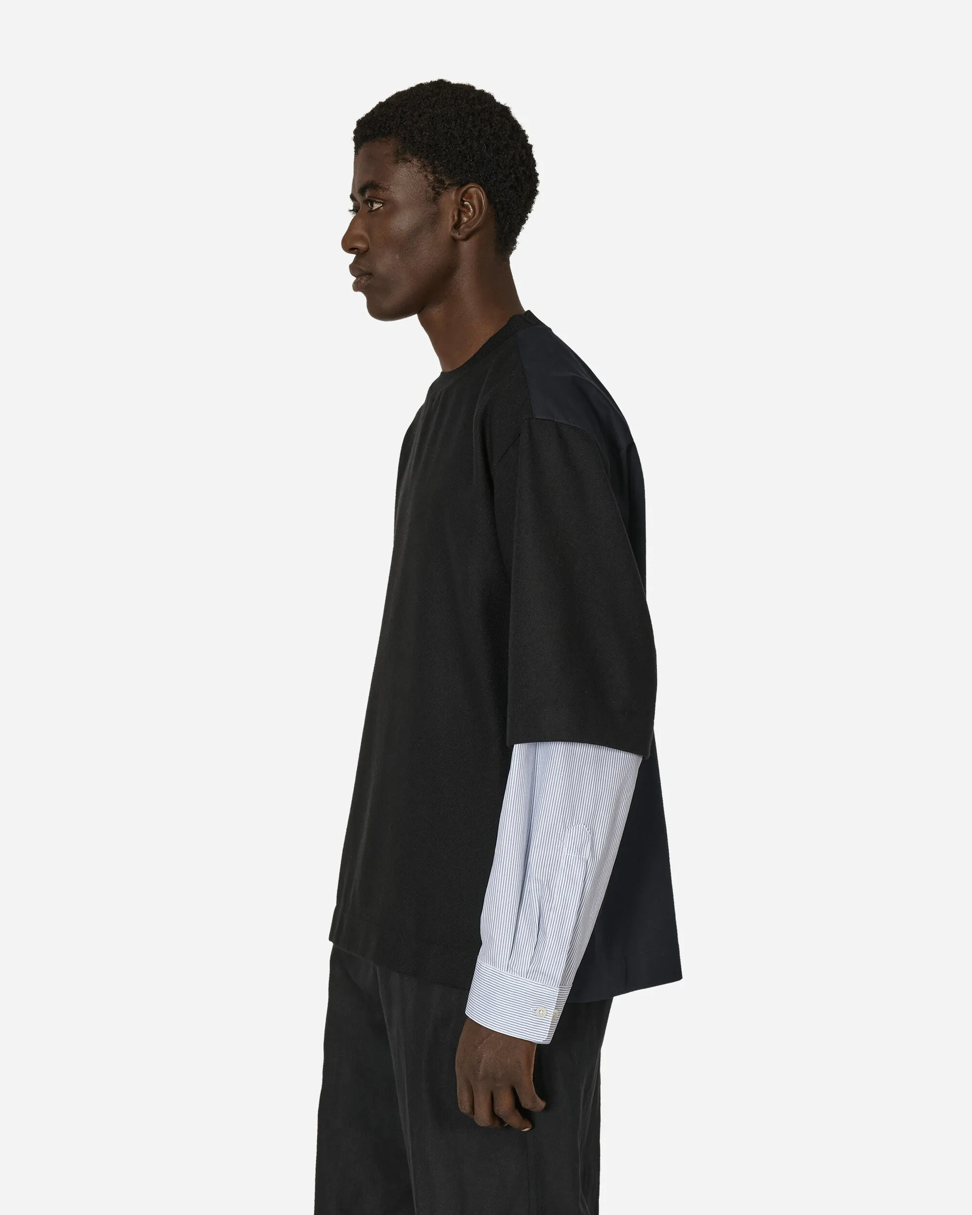 T-shirt en coton carré Noir