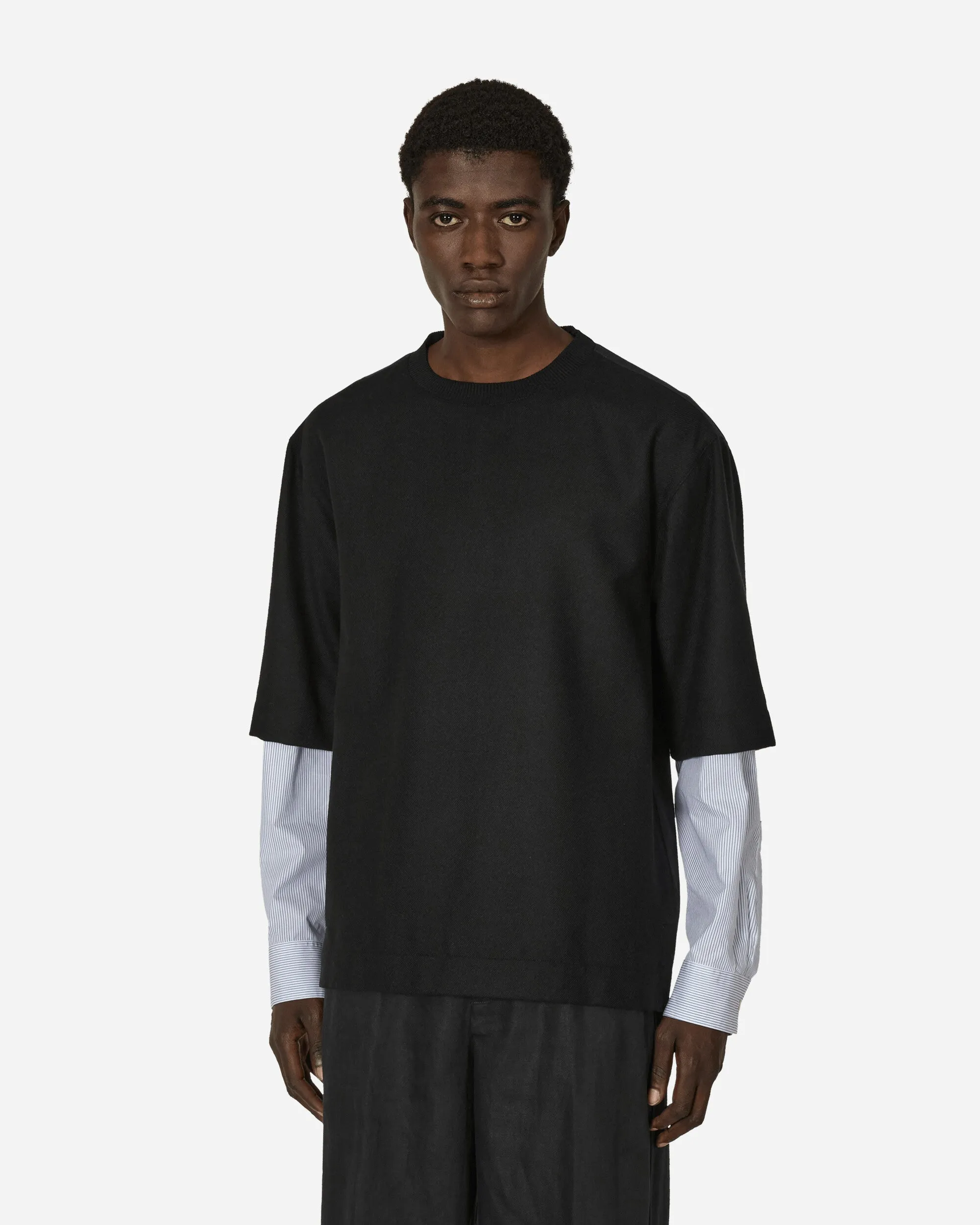 T-shirt en coton carré Noir
