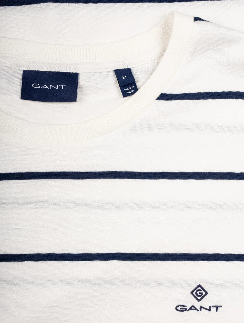T-shirt à manches courtes Br Stripe couleur coquille d'œuf
