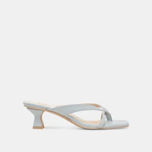 BREVEL TALONS LARGES CUIR BLEU CLAIR