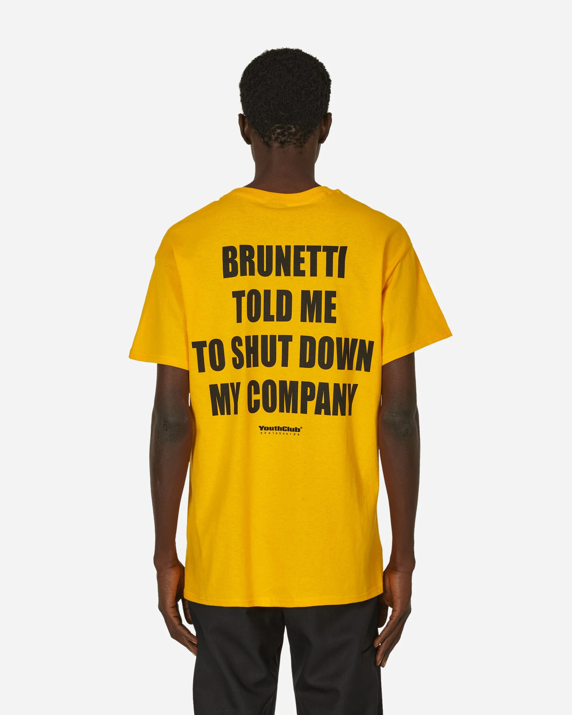 T-Shirt Brunetti Jaune