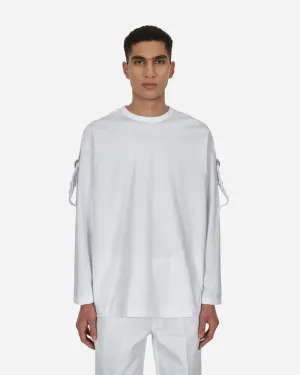 T-shirt à manches longues avec boucle Blanc