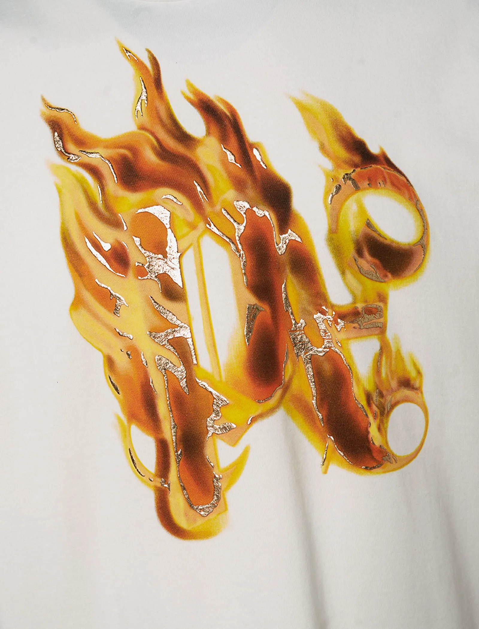T-SHIRT MONOGRAMME EN FLAMMES