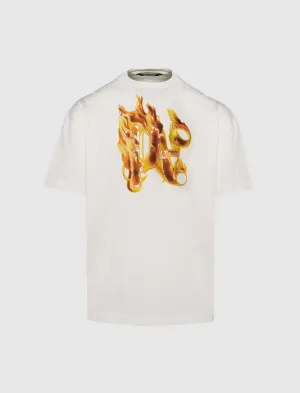 T-SHIRT MONOGRAMME EN FLAMMES