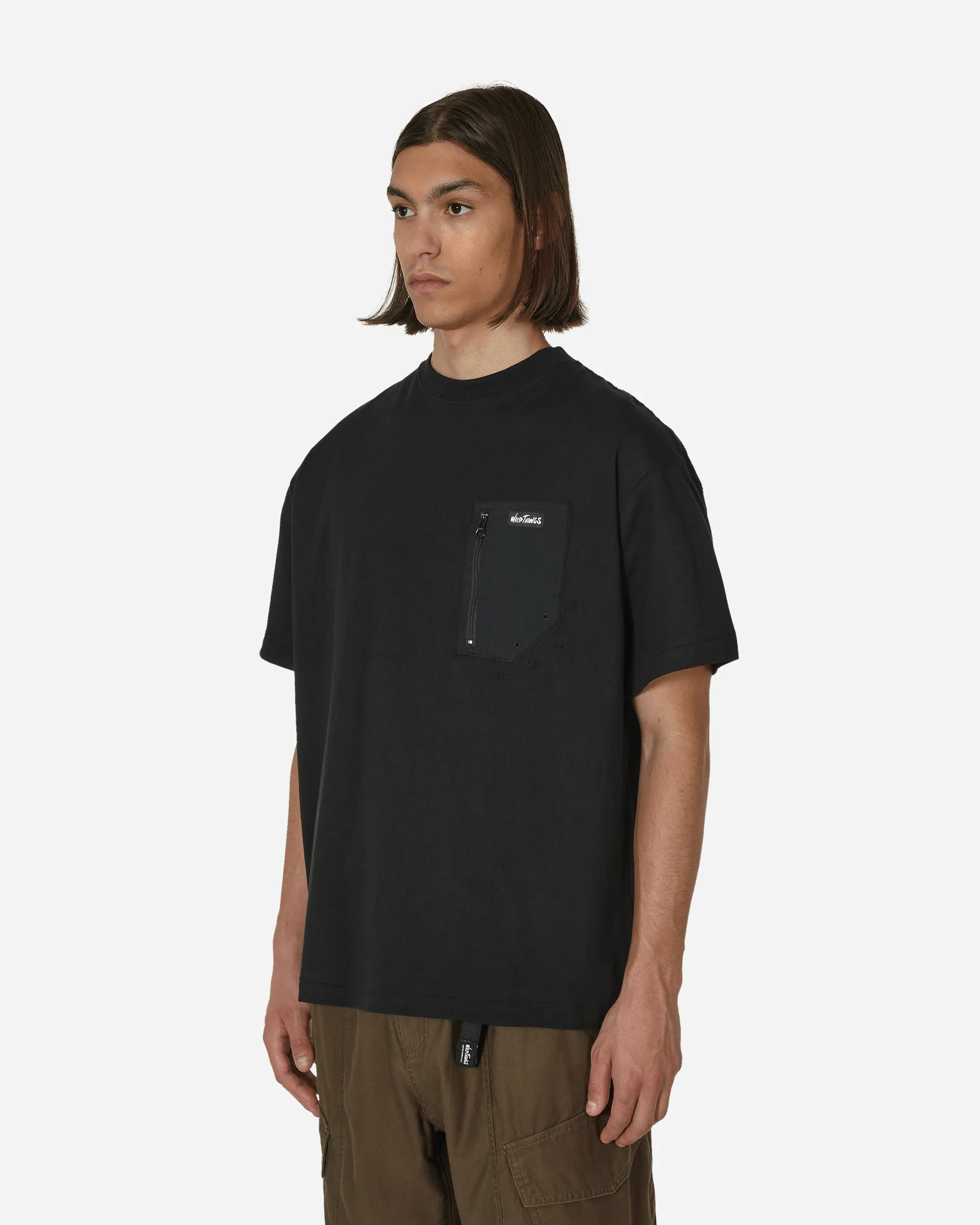 T-shirt de poche Camp Noir