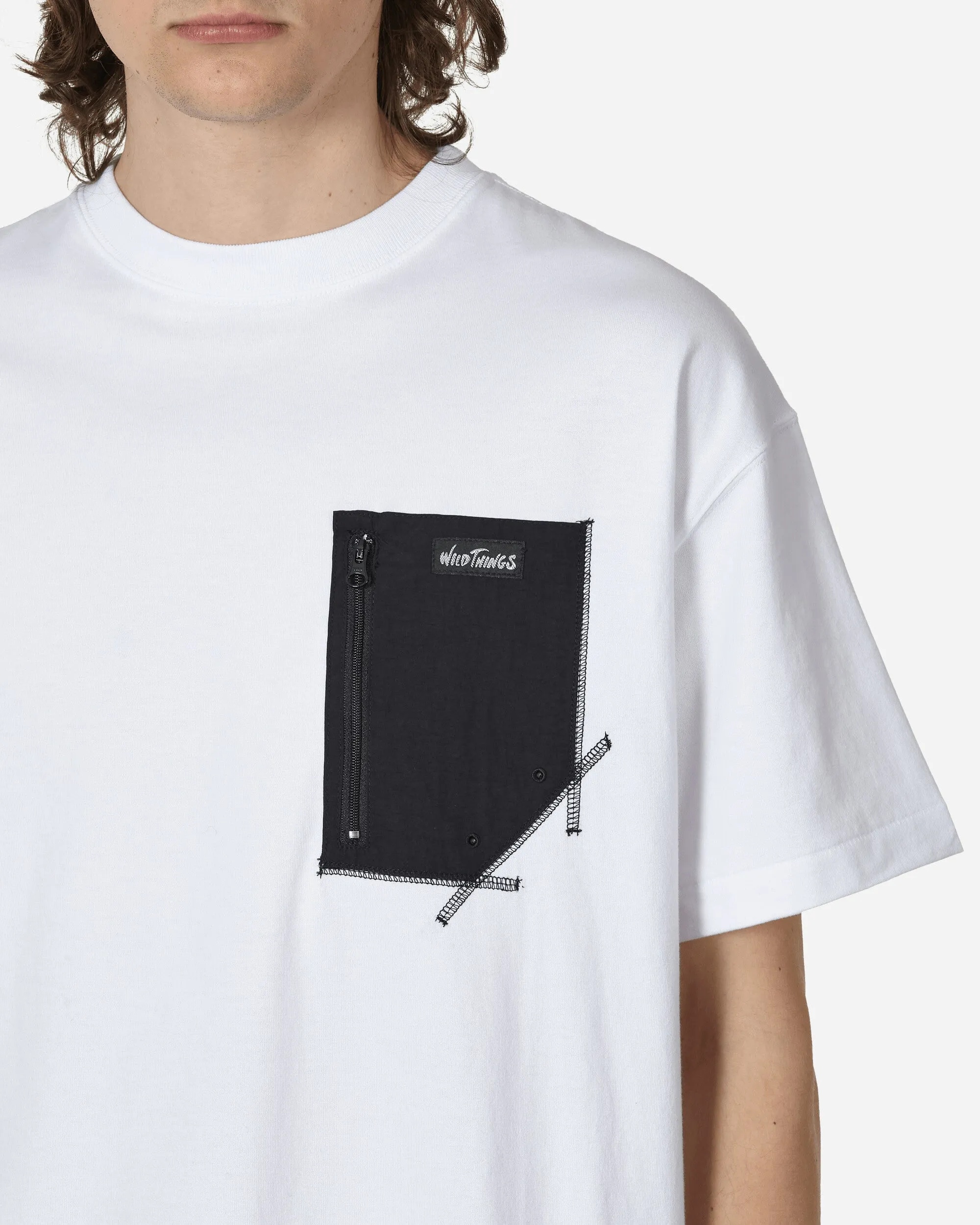 T-shirt de poche Camp Blanc