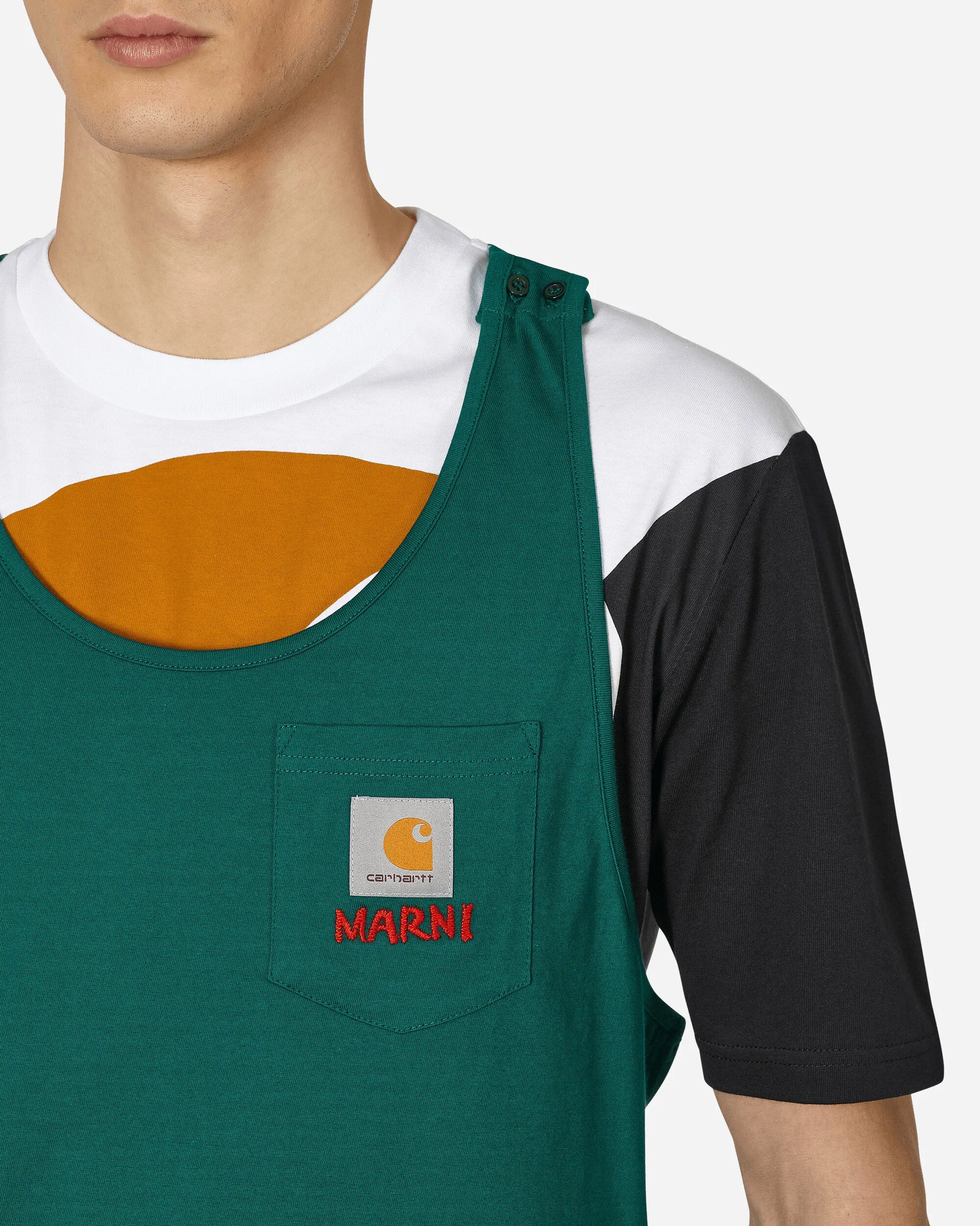 Carhartt WIP T-Shirt à poche vert