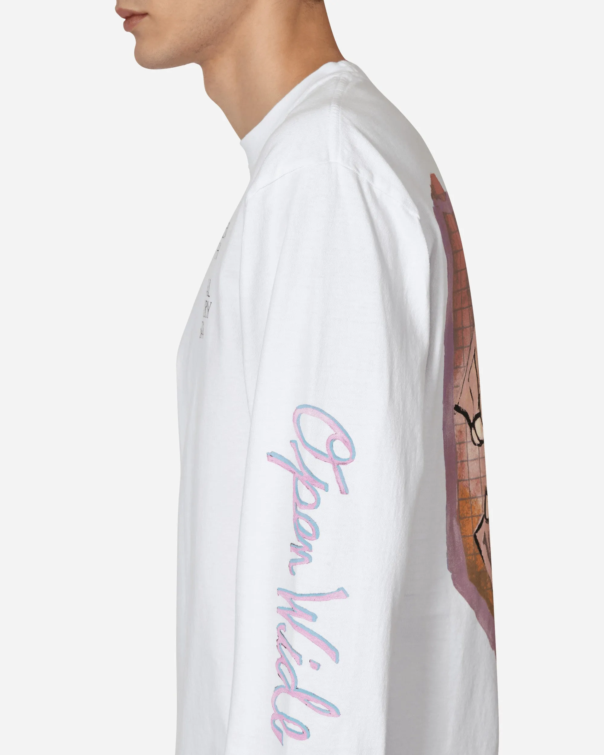 T-shirt manches longues Open Wide de Cauleen Smith Blanc