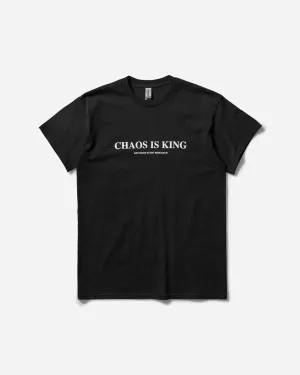 T-shirt Chaos est Roi Noir