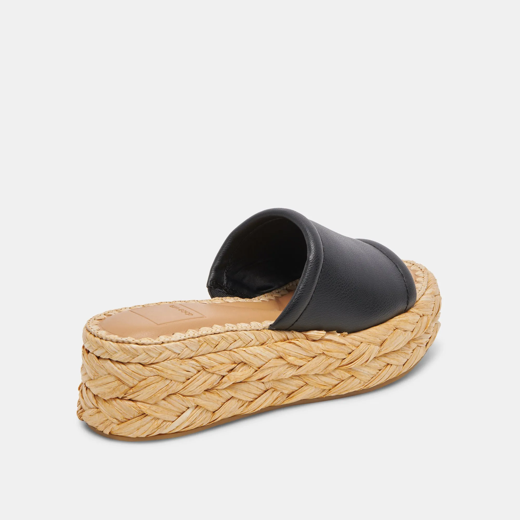 SANDALES CHAVI EN CUIR NOIR
