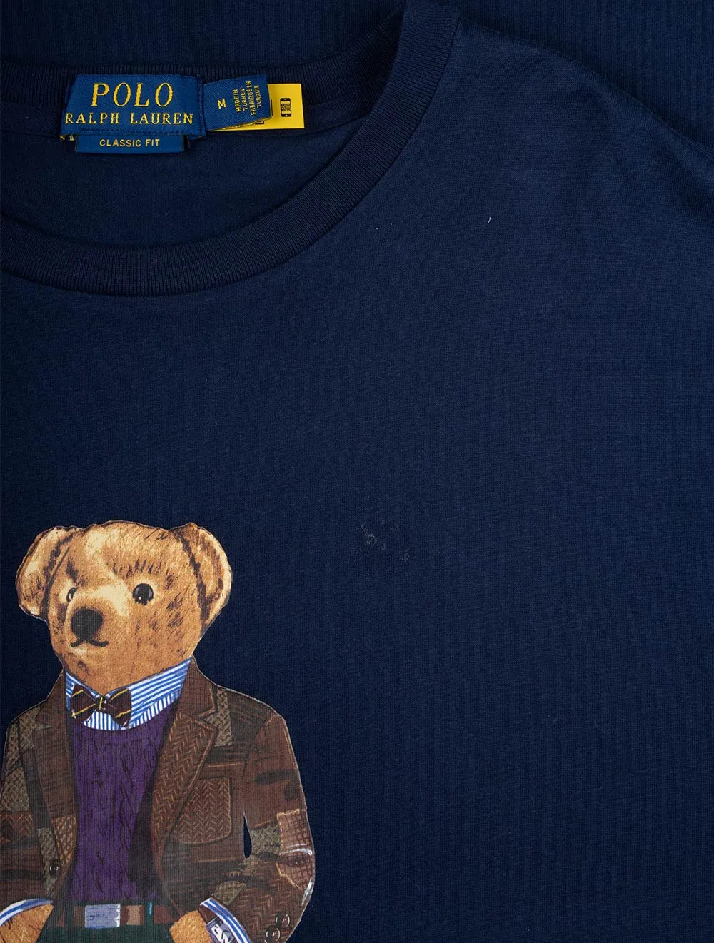 T-shirt classique Polo Bear en jersey bleu marine