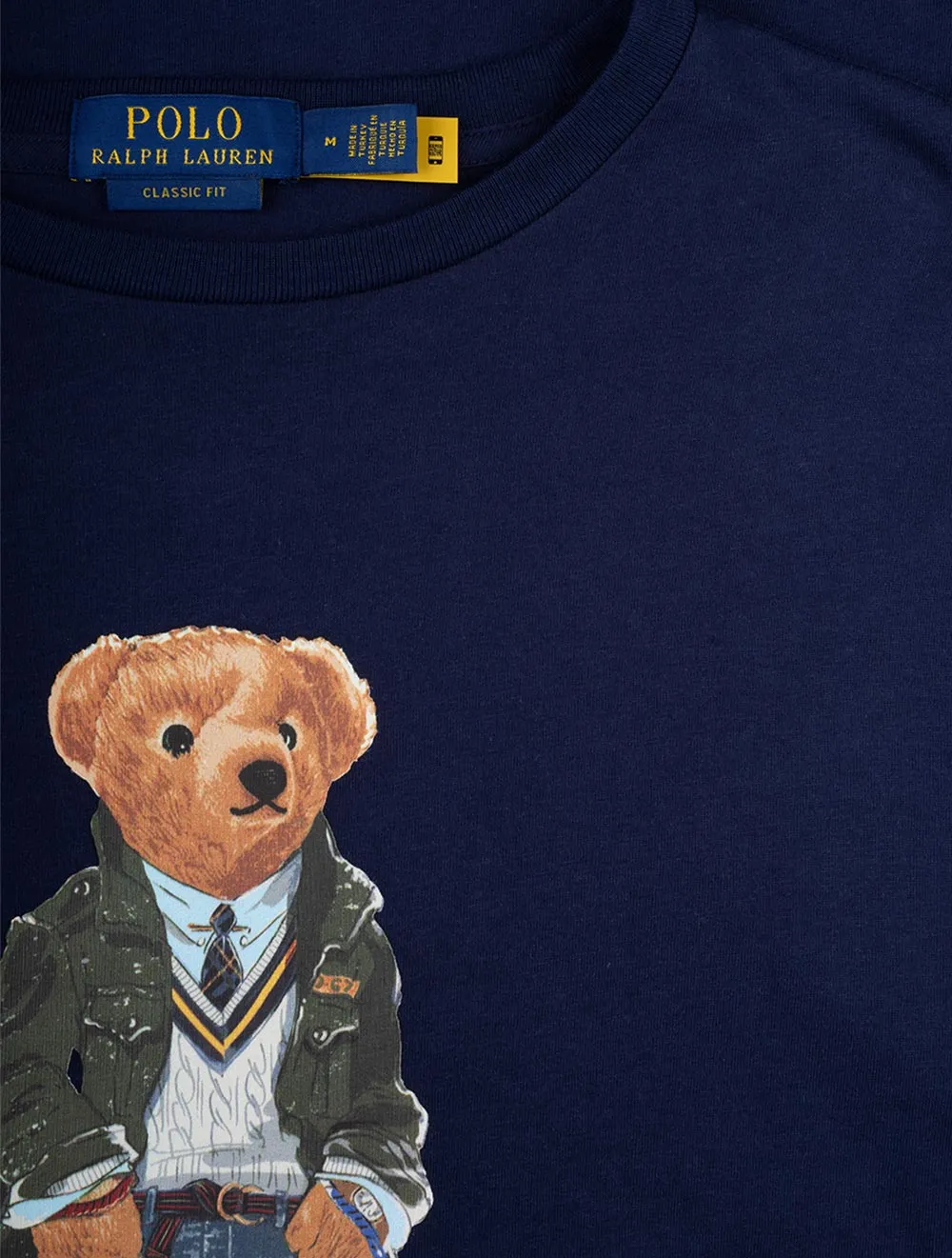 T-shirt classique Polo Bear en jersey bleu marine