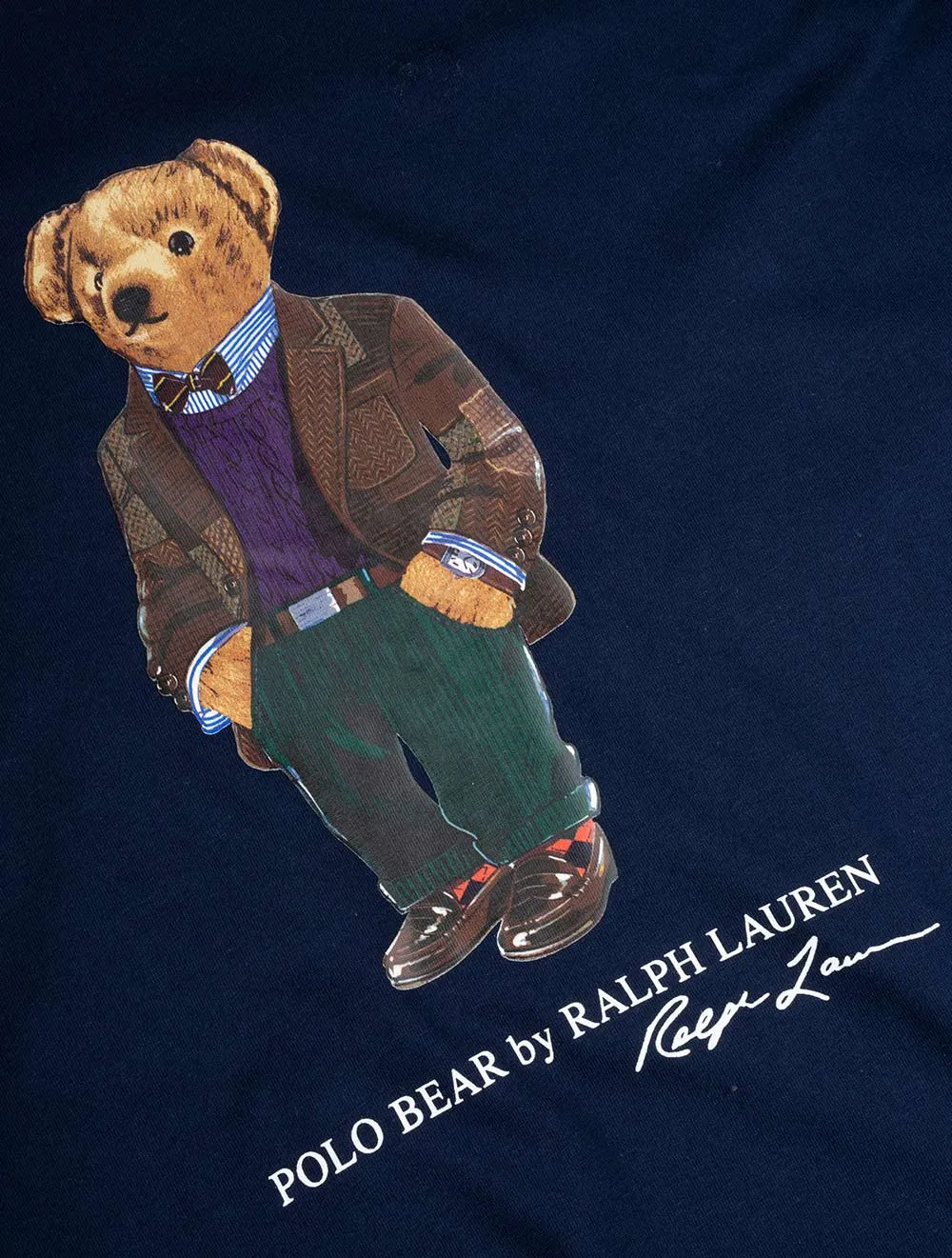 T-shirt classique Polo Bear en jersey bleu marine