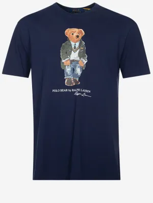 T-shirt classique Polo Bear en jersey bleu marine