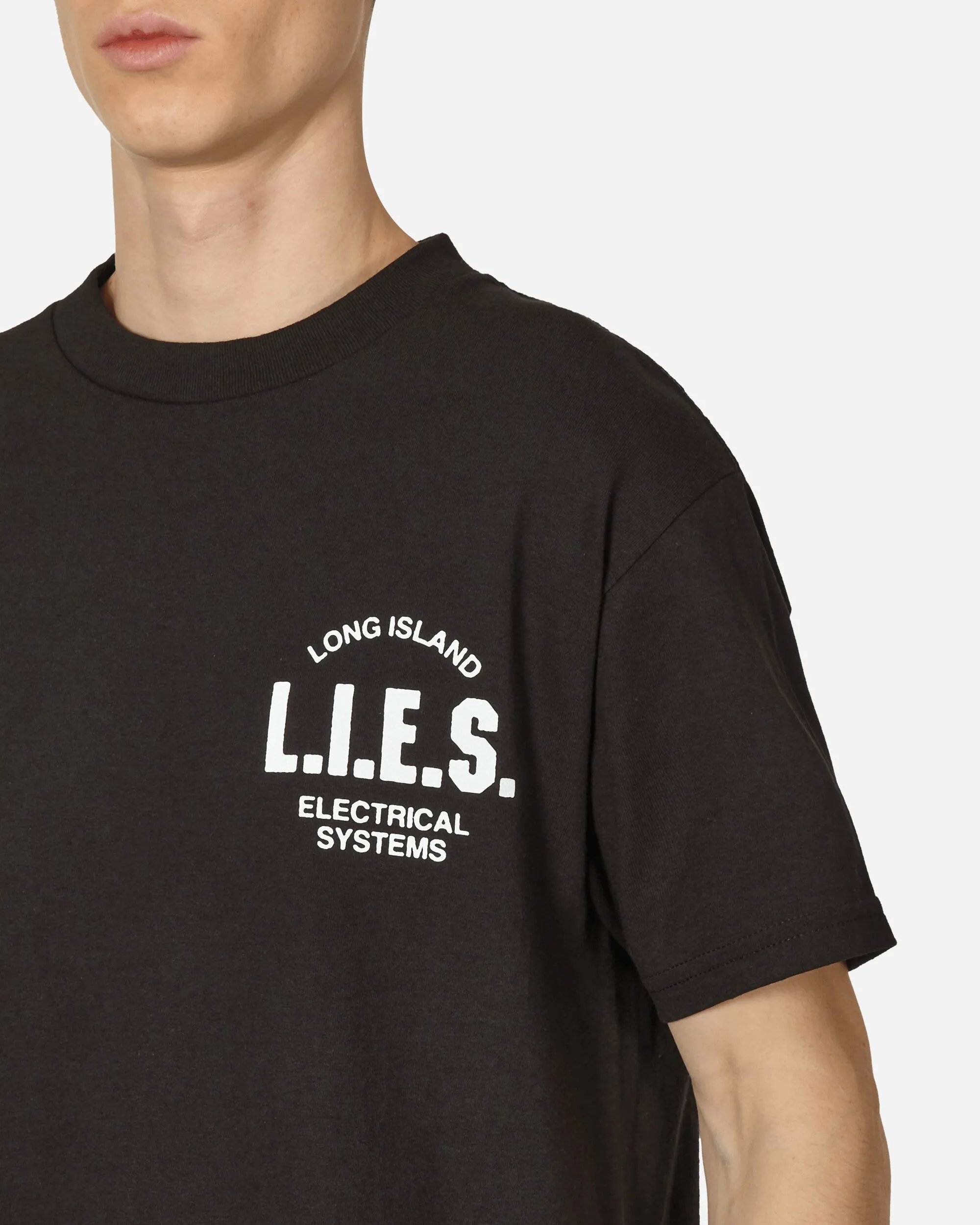 T-shirt noir à logo classique imprimé