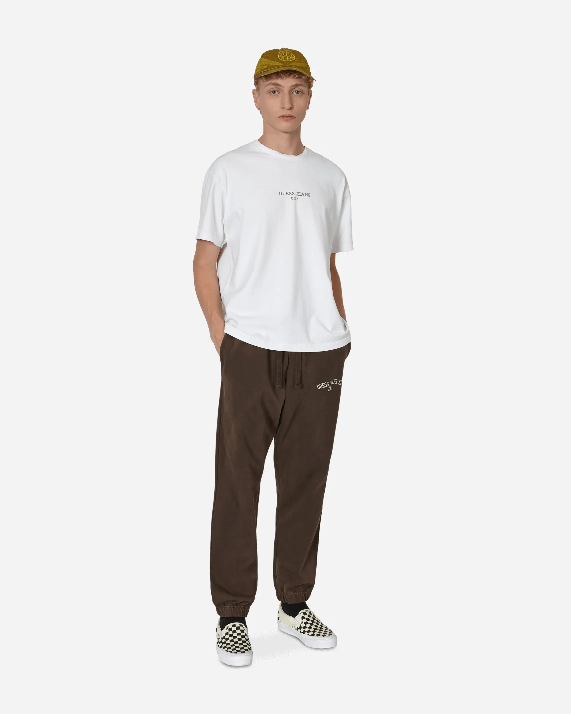 T-shirt Classique à Logo Blanc