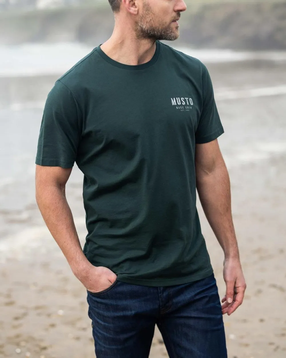 Vêtement Musto Musto T-shirt à manches courtes Heritage pour homme
