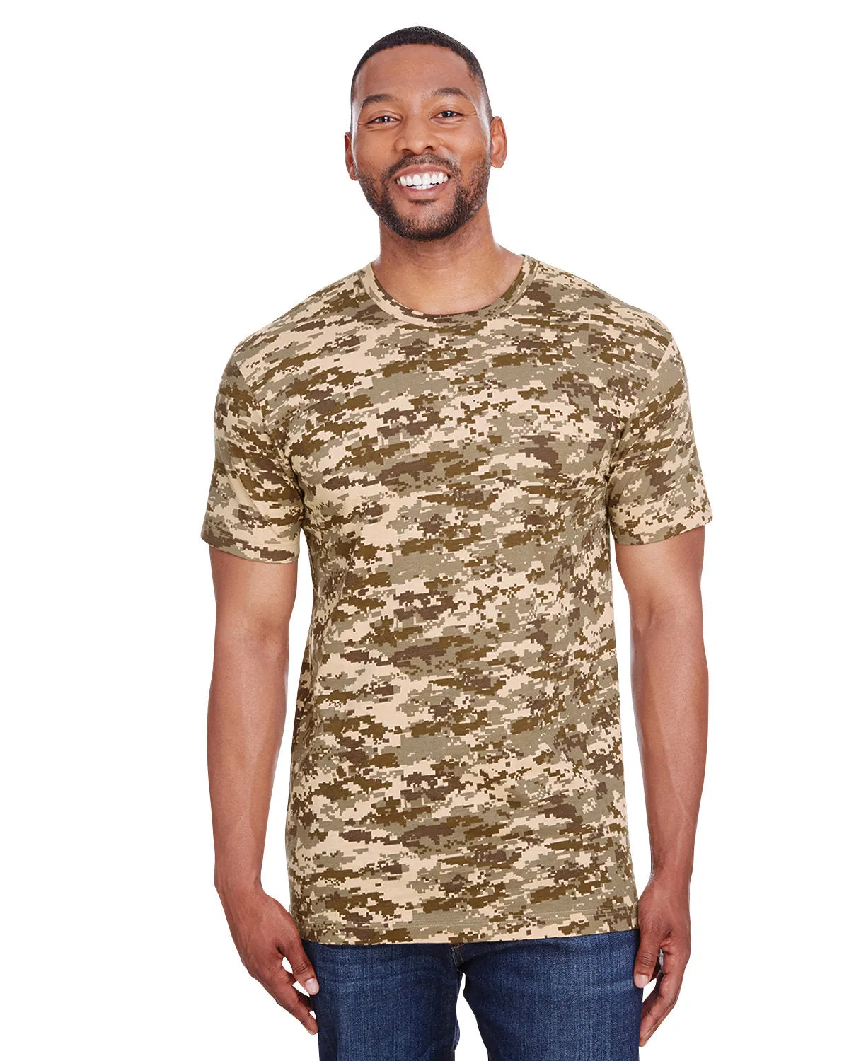 T-shirt camouflage pour hommes Code Five 3907