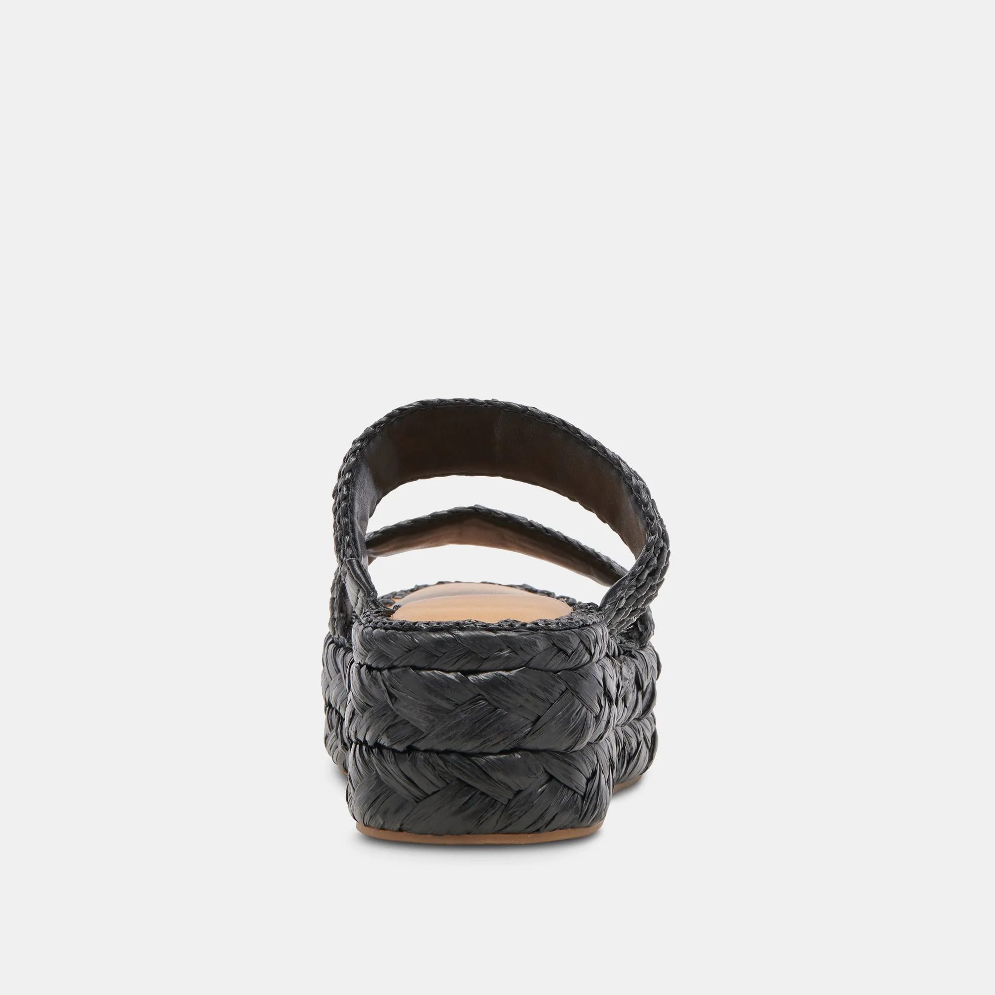 SANDALES CORLA ONYX EN RAFFIA
