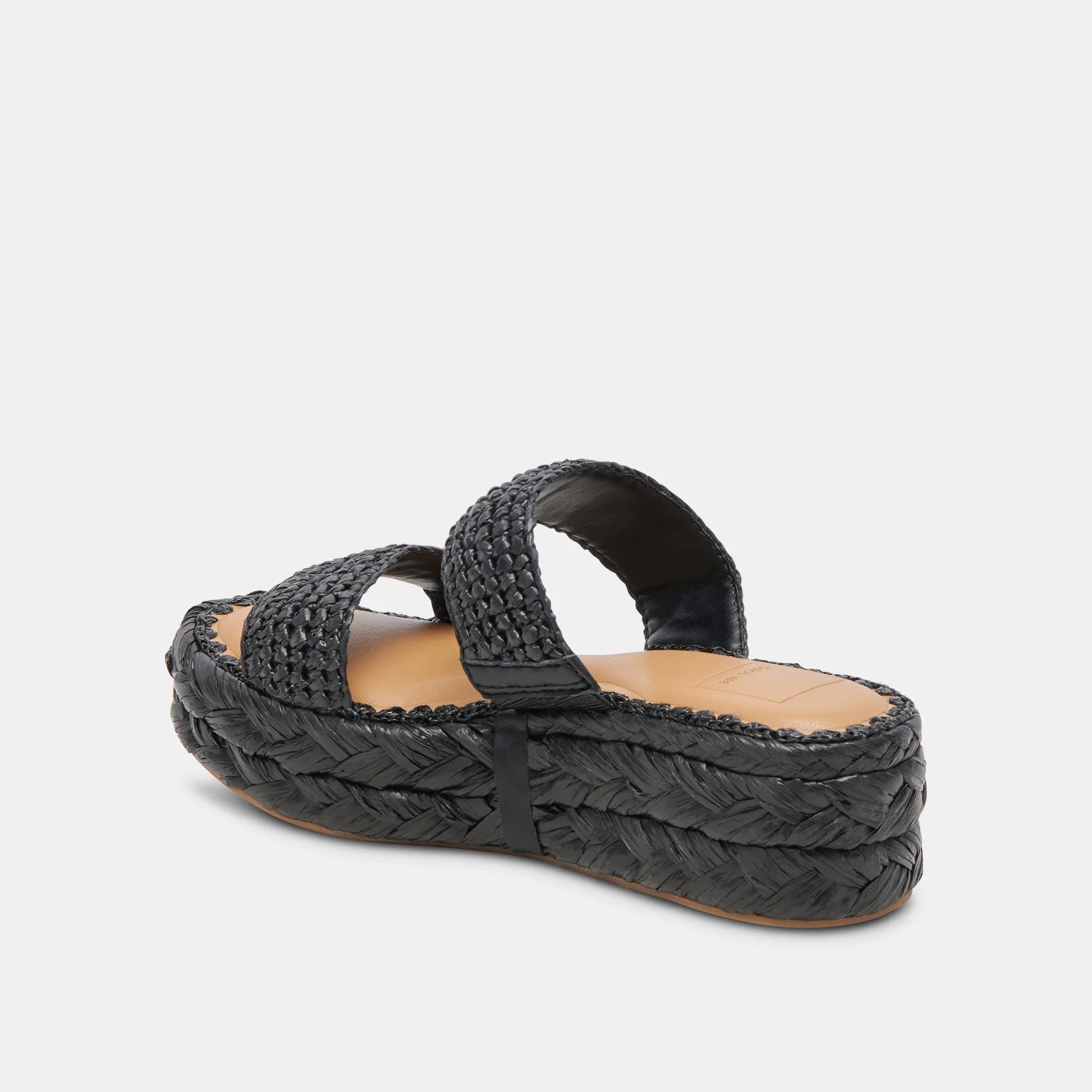 SANDALES CORLA ONYX EN RAFFIA