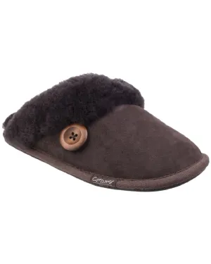 Mules en peau de mouton Lechlade pour femmes des Cotswold - Chaussons Cotswold