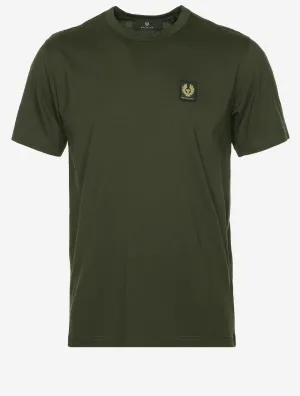T-shirt en coton Vert Carreau