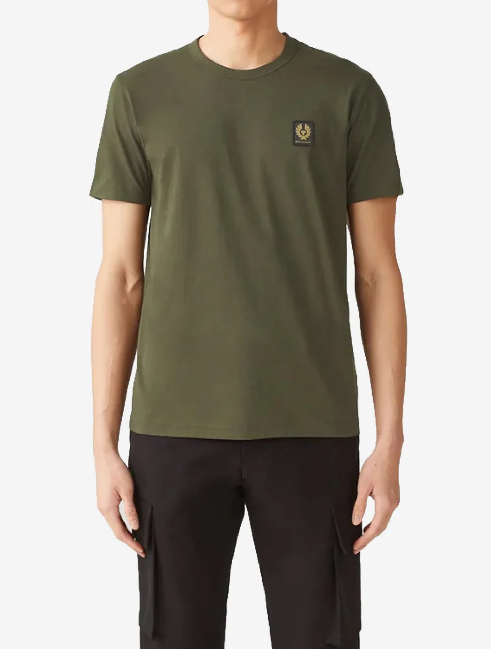 T-shirt en coton Vert Carreau