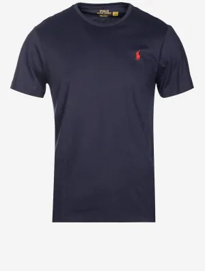 T-shirt à col rond manches courtes encre