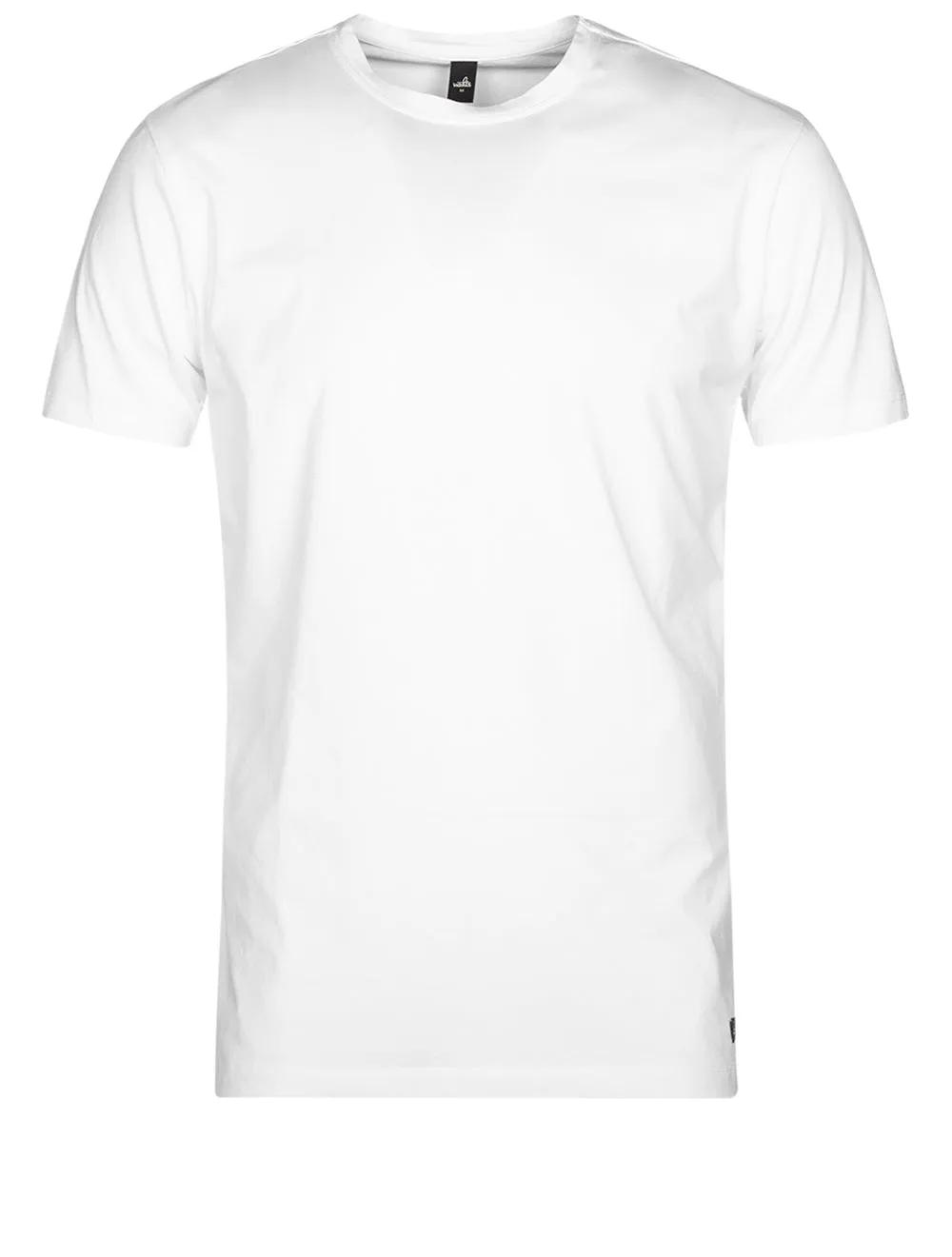 T-shirt col rond Blanc pur
