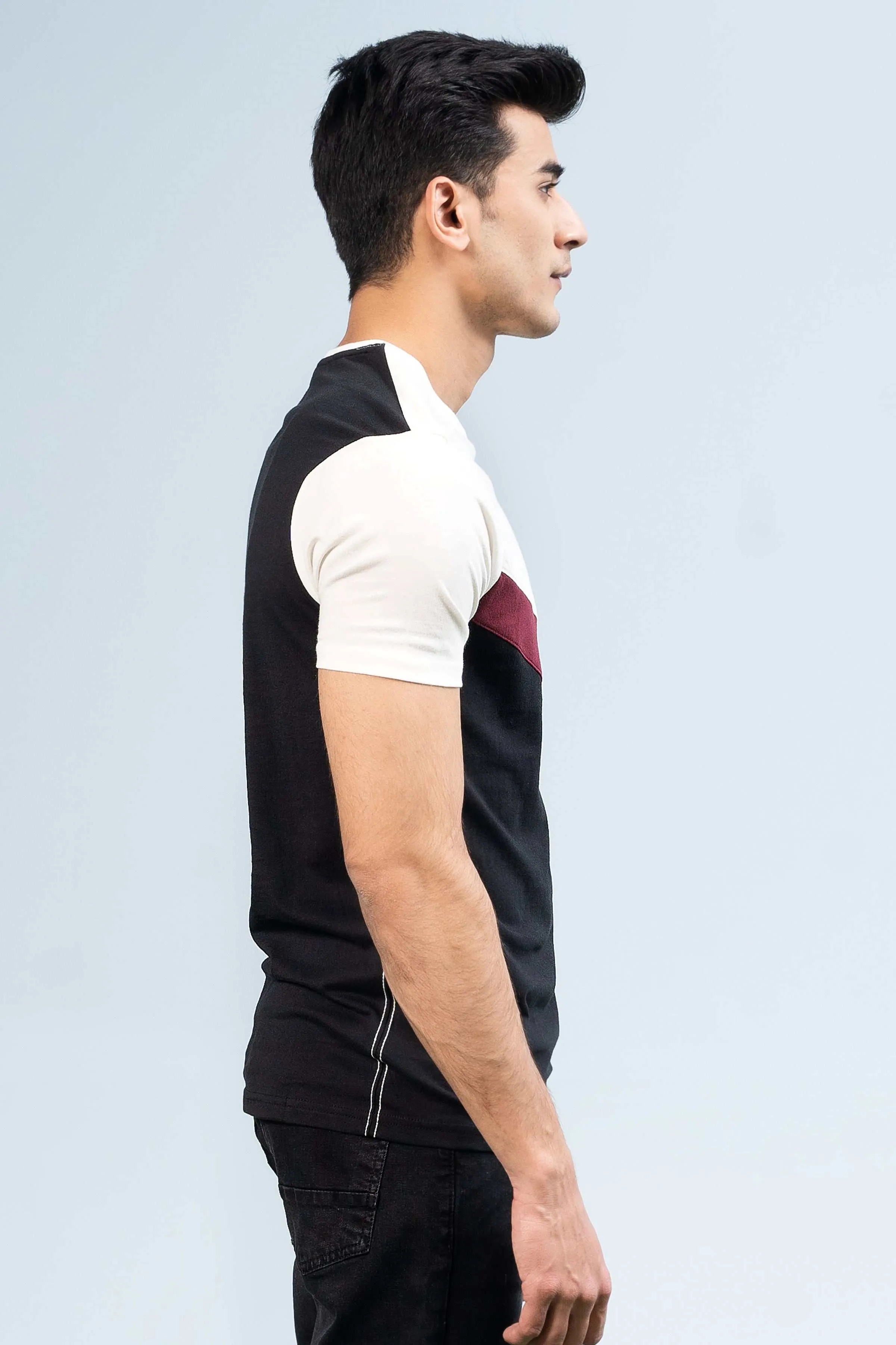 T-SHIRT PANEL CUT & SEW OFF WHITE