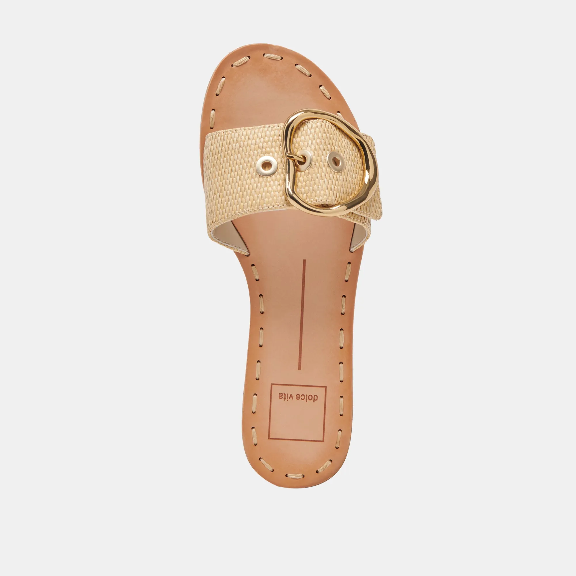 DANNA SANDALES EN RAFFIA NATUREL