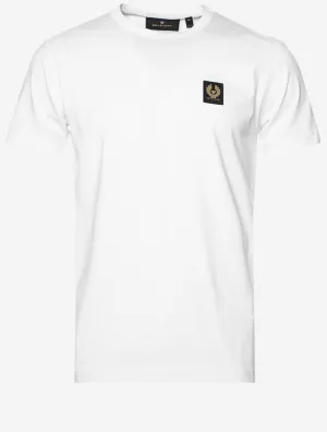 T-shirt en coton chiné blanc