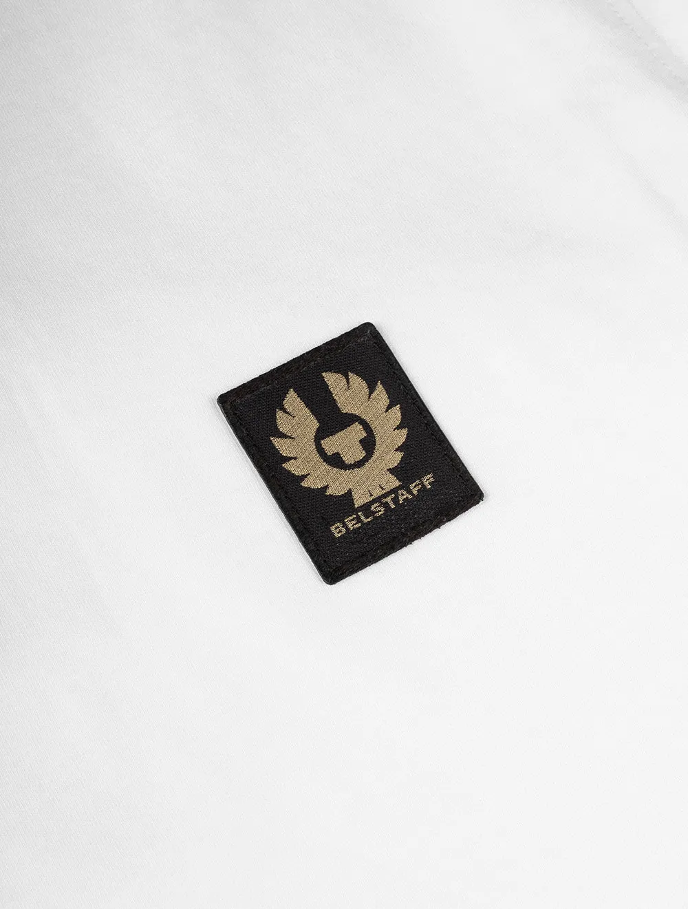 T-shirt en coton chiné blanc